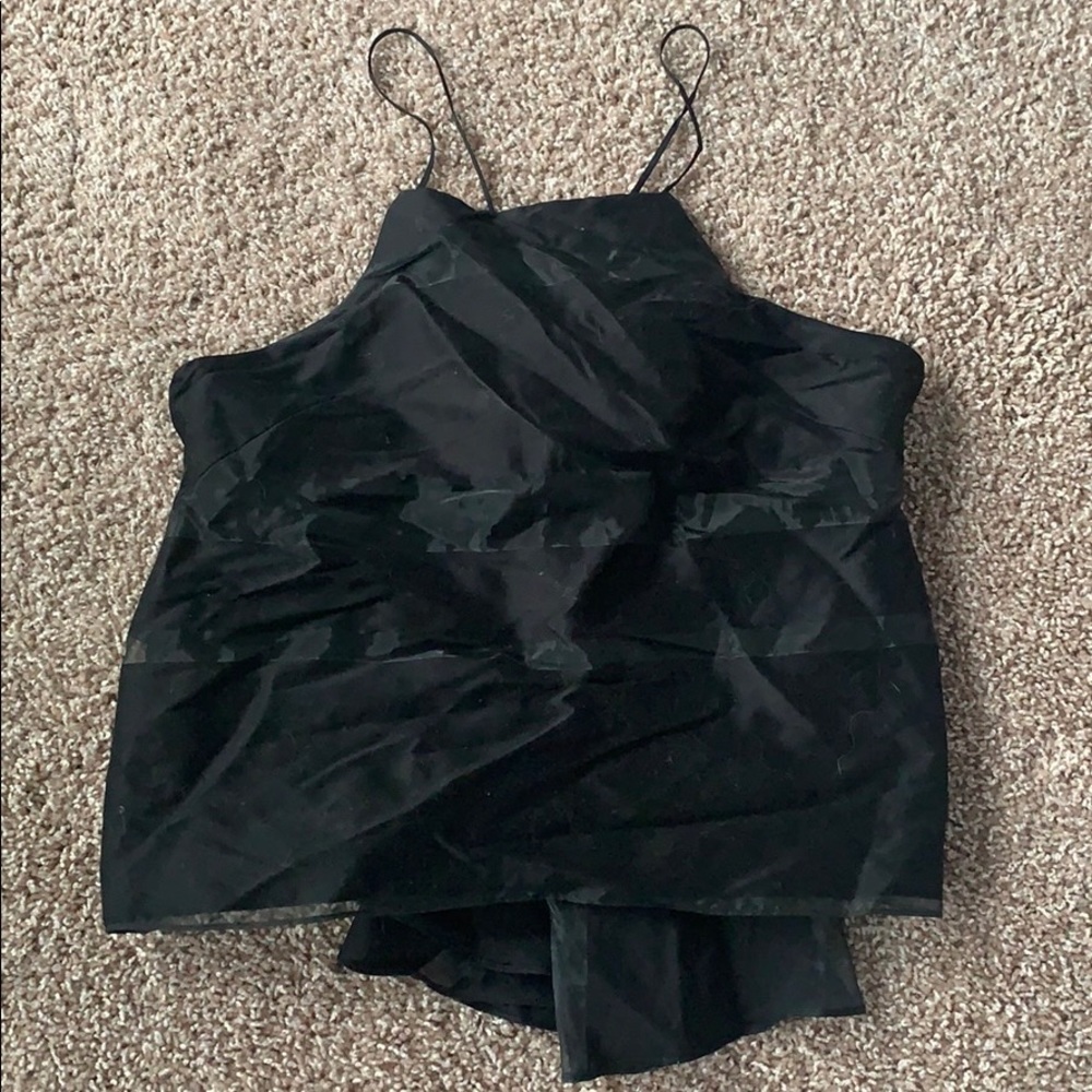 MILLY Black Tank Top